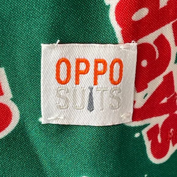 OppoSuits HAPPY HOLIDAYS 2 Piece Crazy Ugly Christmas Suit Size 36 - Picture 2 of 4